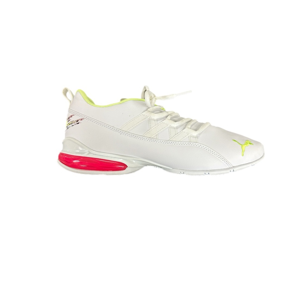 Puma Women’s White and Pink Sneakers